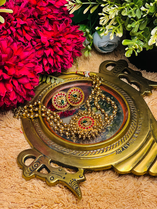 Peacock Pendant Choker